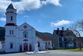 Sacred Heart Roman Catholic Church in Placentia is up for sale to help settle compensation claims for sexual abuse against young boys at the former Mount Cashel Orphanage. The stone building next to it is the former Our Lady of Angels Presentation Convent, which is owned by the town.