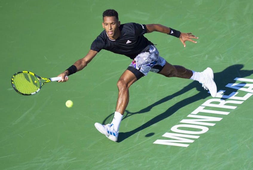 Montreal's Félix Auger-Aliassime had 15 aces and won 92 per cent of the points on his first serve in his win on Thursday.