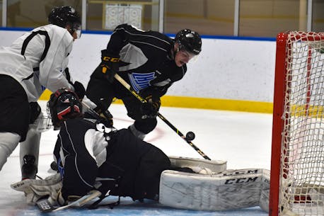 Cape Breton Eagles' rookie players hit the ice for training camp Tuesday in Glace Bay