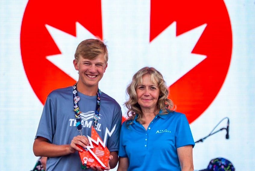 Team N.L. tennis player Declan Walsh earned the inaugural Pat Lechelt True Sport Award during the 2022 Canada Summer Games in Niagara, Ont. Contributed