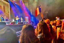 The Havre Au Tchai' concert at the Dennis Point Wharf in Lower West Pubnico on National Acadian Day was a celebration of Acadian pride and culture. TINA COMEAU PHOTO