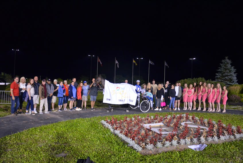 Sintra won the Gold Cup and Saucer Trial 1 at Red Shores Racetrack and Casino at the Charlottetown Driving Park on Aug. 13. The draw for the $100,000 final, which goes on Aug. 20, took place as part of the Old Home Week harness racing program on Aug. 16. Jason Simmonds • The Guardian