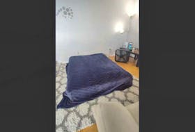 A listing for a "spacious den room for rent" is pictured on Kijiji. 