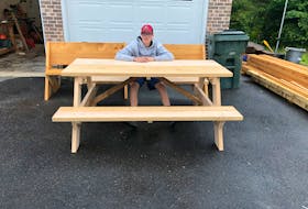 Ever since Nolan King tackled building a bench with his father during the pandemic, he’s been developing his woodworking skills. He now operates Benched by Nolan and predominantly makes and sells benches and picnic tables.