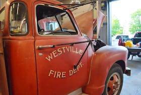 The Westville Fire Department hopes to have this 1948 truck restored in time for their 150th anniversary.