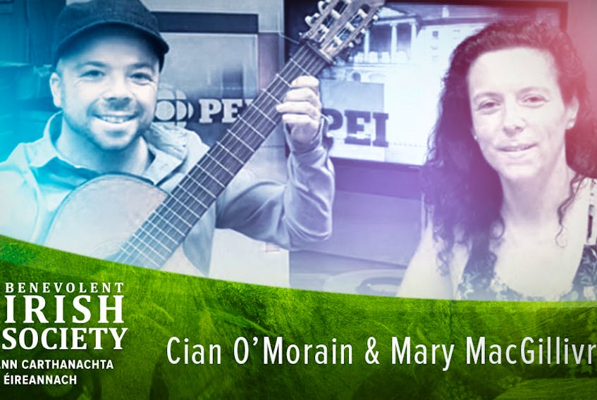 Cian O’Morain, left and Mary MacGillivray will be the next guest at the Katherine Hughes Memorial Hall at the Irish Cultural Centre on Aug. 23. Contributed 
