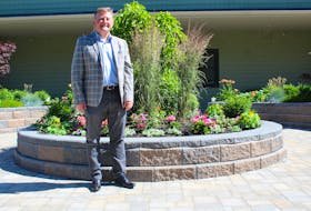 The circle of life garden at the newly opened hospice in Sydney is one of many features of the 10-bed facility designed to provide comfort for patients and families facing end of life care. Newly appointed executive director Corrie Stewart said his role is now to ensure the facility maintains a strong, viable financial footing. CAPE BRETON POST PHOTO