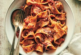 Beaudoin adds a dash of tamari to lend umami, a savoury flavour often associated with meat, to her vegetarian ragu recipe.