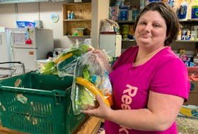 Ashley Hingley, who is one of the primary co-ordinators of Windsor’s food bank, said they try to include fresh fruit and vegetables in every food hamper.