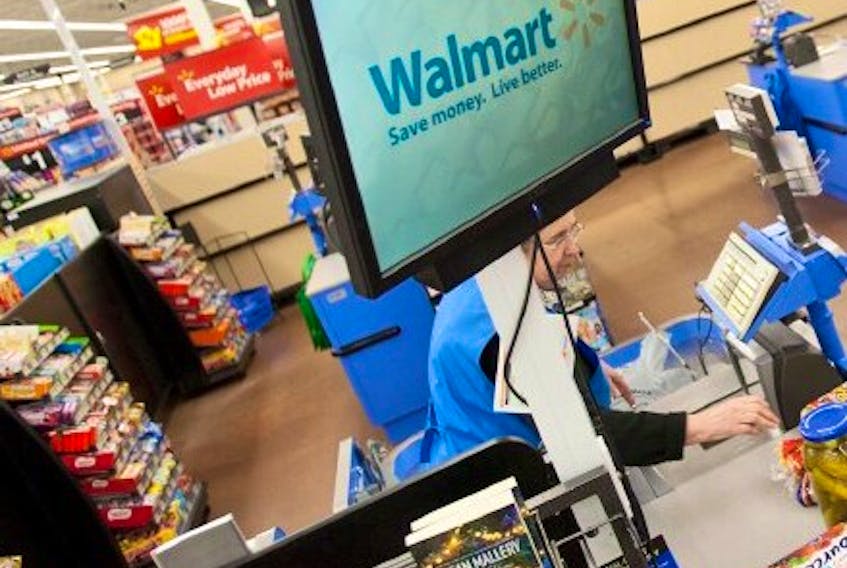 A clerk checks out a customer at a Walmart store. A P.E.I. man, Jeffrey Michael Flanagan, was sentenced for his role in a theft from the Charlottetown location of the retailer.  SaltWire Network file