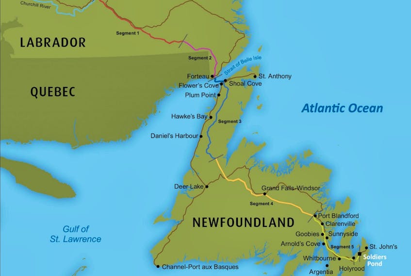 From Newfoundland and Labrador Hydro website.