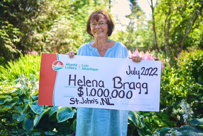 Helena Bragg discovered she had won $1 million while running errands. Contributed
