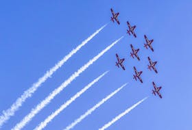 The Snowbirds perform in British Columbia in this file photo.