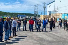 The FFAW demonstrated at St. Anthony Seafoods in mid-July, on behalf of Northern Peninsula fish harvesters, to protest shrimp prices.