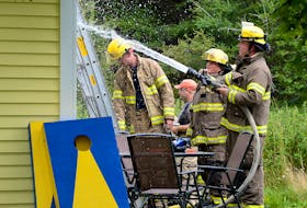Firefighters made quick work of a structure fire in Witless Bay Tuesday afternoon. Keith Gosse/The Telegram