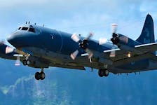 A Royal Canadian Air Force CP-140 Aurora will conduct a flyby north of Kentville as part of a graduation ceremony for new RCAF cadets at the 5th Canadian Division’s Support Base Detachment Aldershot on Sept. 1.