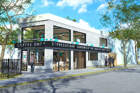 A rendering of the proposed redevelopment of the former Gibson’s Appraisers shop on Chebucto Road. - HRM