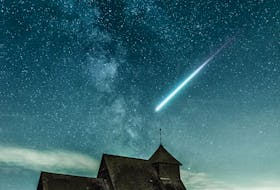 While there will be a nearly full moon washing out some of the fainter ones, there will still be plenty of meteors visible during the annual Perseids meteor shower, which peaks overnight on Aug. 12-13. Alexander Andrews photo/Unsplash