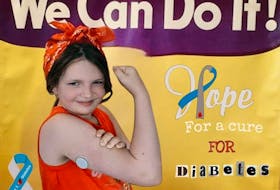 Sadie Anderson was diagnosed with diabetes in July. Her family is holding a fundraiser online to help cover the costs associated with her diagnosis. CONTRIBUTED