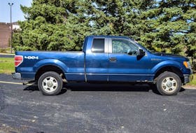 A man driving a metallic blue F-150 like the one pictured here crashed in Indian Brook this spring.