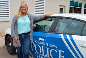 On July 18, Charlottetown Police Services officially named Jennifer McCarron as deputy chief, the first woman in the department’s history to hold the position. She’s pictured outside the station on Aug. 5. Dave Stewart • The Guardian