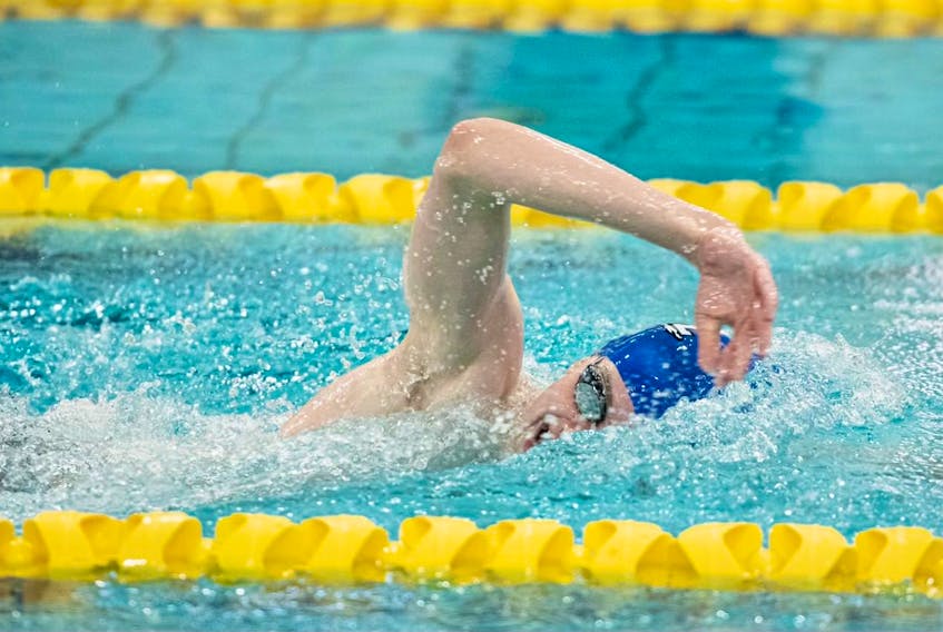 Paradise teen Jaxson Rowe is competing for his home province in the pool at the 2022 Canada Summer Games being held in the Niagara region Aug. 6-21. The aquatics portion of the Games starts on Sunday and runs until Friday. Contributed photo