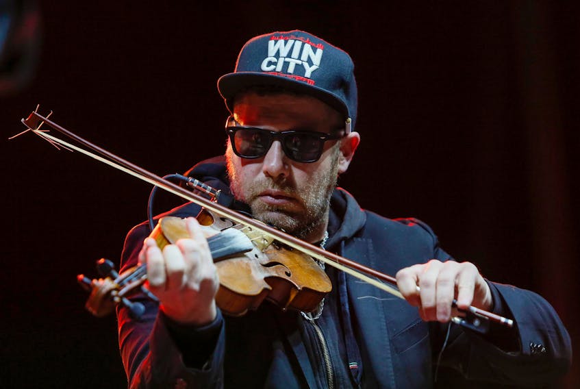 Ashley MacIsaac was one of seven Cape Breton recipients of the Queen Elizabeth II’s Platinum Jubilee Medal in recognition of significant service to the province of Nova Scotia. TIM KROCHAK/THE CHRONICLE HERALD
