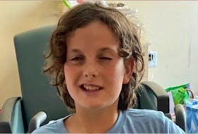 Satchel Tate, 12, is recovering from a stroke he suffered while playing baseball at a tournament in Bridgewater on July 30.