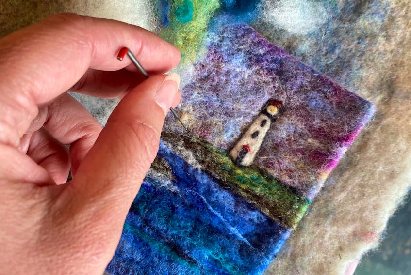 Now a fibre artist eight years strong (as well as the owner of Two Macs Gallery in Margaree), Jennifer MacPherson believes she’s finally settled into an activity that resonates with her. CONTRIBUTED