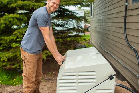 A standby generator can provide backup power to your entire home during a power outage, offering you peace of mind and potentially saving you thousands of dollars in possible damage. Michael on location of Holmes and Holmes, after the installation of a standby generator. 