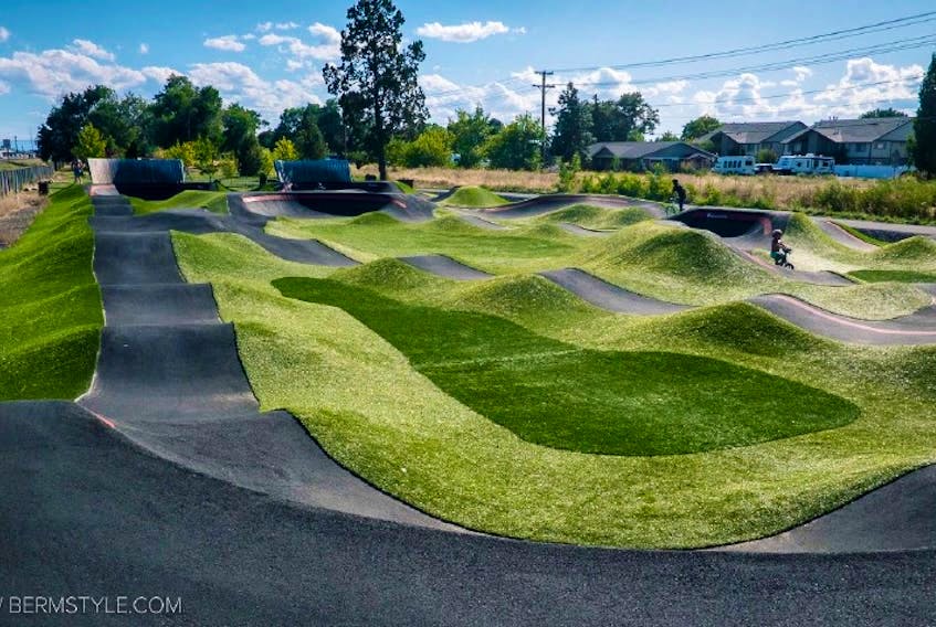 Quidi Vidi Park will soon have a pump track, much like this one in Shubie Park in Dartmouth, N.S. The City of St. John's announced construction for the project is set to begin this week and go until October.
