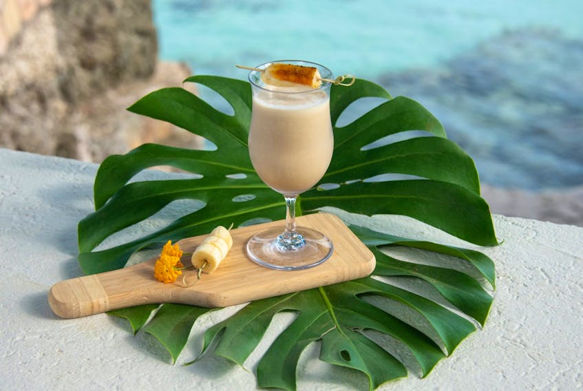  Dirty Banana Cocktail – Rajiv Johnson, bartender for Sandals, Montego Bay.