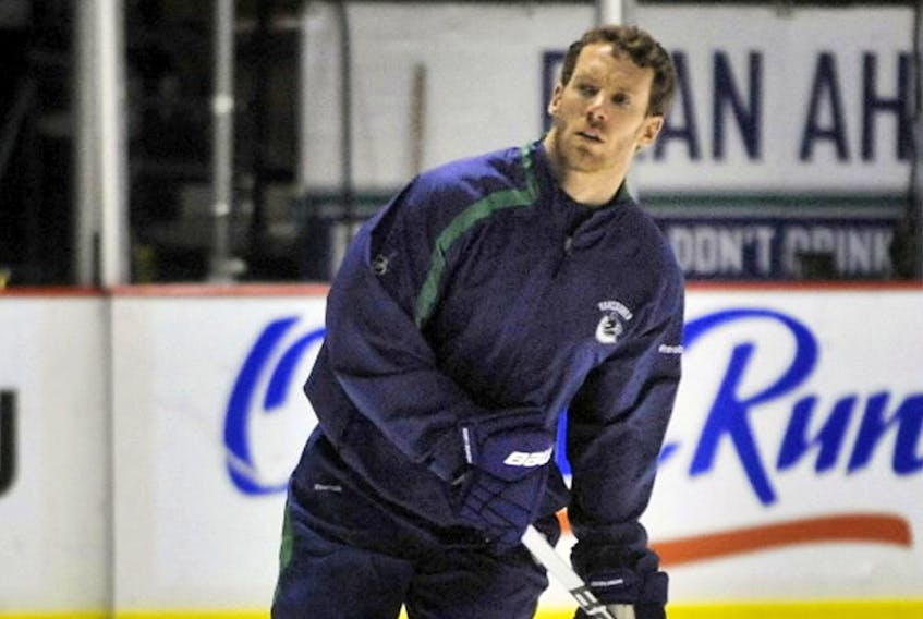  Canucks assistant to the general manager Ryan Johnson (above) reached out to Jason Krog and got him to help with the players’ informal skates at the Scotia Barn in Burnaby.