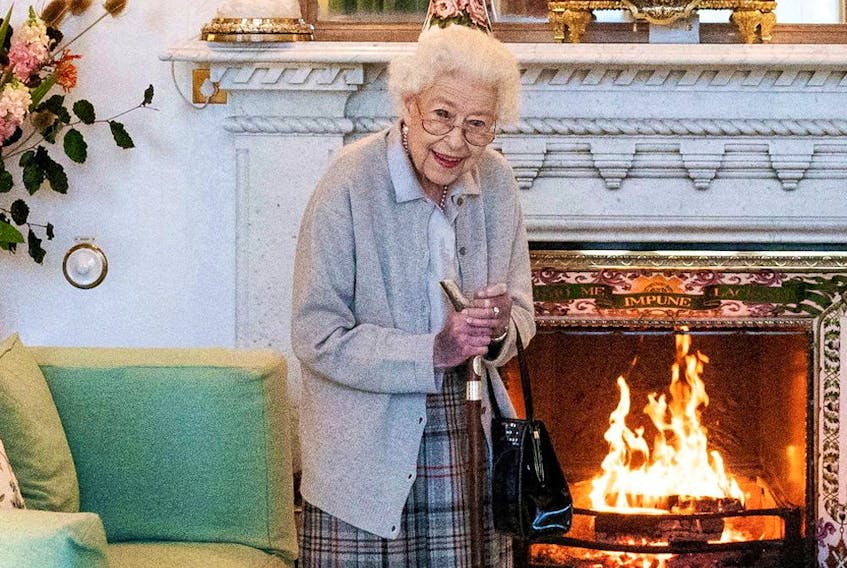 Queen Elizabeth waits before receiving Liz Truss for an audience, where she invited the newly elected leader of the Conservative party to become Prime Minister and form a new government, at Balmoral Castle, Scotland, September 6, 2022.