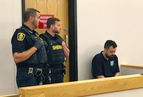 Justin Haynes appears in provincial court.