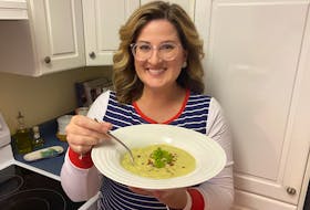 Homemade potato leek soup should be on your fall to-make list as it’s most definitely fit to eat. Debra Kearsey photo
