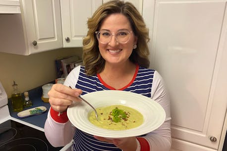 ERIN SULLEY: Nothing like East Coast stormy weather to give you a hankering for homegrown potato leek soup