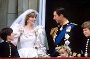  Prince Charles and Princess Diana stand on the balcony of Buckingham Palace in London, following their wedding at St. Pauls Cathedral, June 29, 1981.