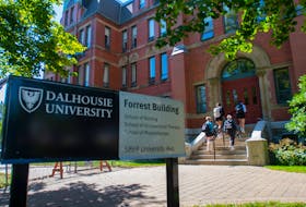 Students enter Dalhousie's Forrest Building on Thursday, Sept. 15, 2022. The building is at the top of the list of potential heritage buildings on post-secondary campuses in Halifax identified by city staff. 
Ryan Taplin - The Chronicle Herald