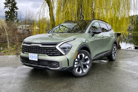 The 2023 Kia Sportage X-Line Limited stands out on the road in excellent fashion. Stephanie Wallcraft/Postmedia News