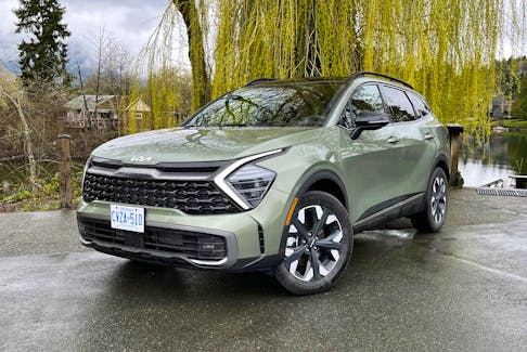 The 2023 Kia Sportage X-Line Limited stands out on the road in excellent fashion. Stephanie Wallcraft/Postmedia News