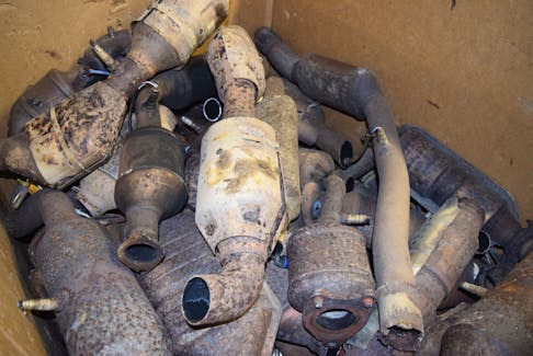 Catalytic convertor thefts have skyrocketed as thieves are harvesting these critical emissions control components for the scrap value of their constituent precious metals. Sharon Montgomery-Dupe/Saltwire Network file