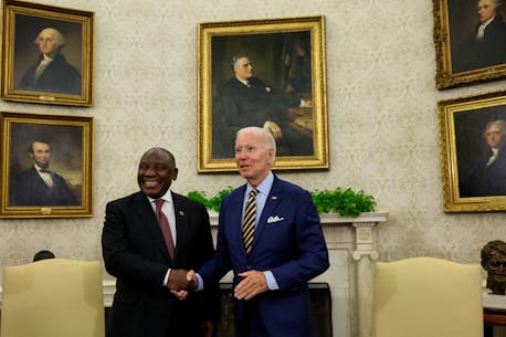 South Africa's Ramaphosa to discuss climate change, energy transition with Biden