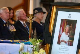 People attend an interfaith memorial service for Queen Elizabeth II at the Cathedral Church of All Saints on Monday, Sept. 19, 2022.
Ryan Taplin - The Chronicle Herald