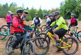 Enthusiastic riders were ready to get pedalling during the Rally at the Railyard. Chelsey Gould/Truro News