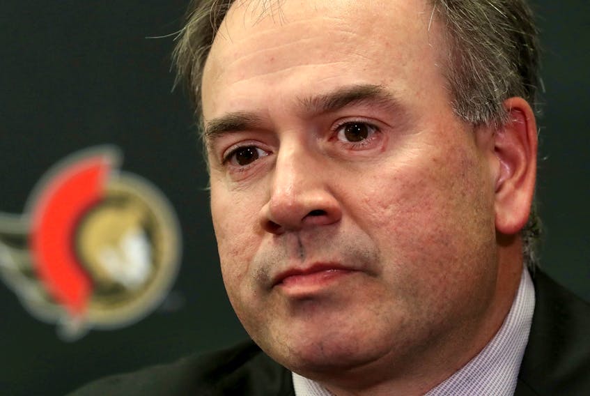 Files: Ottawa Senators general manager Pierre Dorion