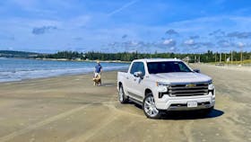 Crescent Beach near Petite Riviere on Nova Scotia’s Southern Shore is unique in that it is the only beach in the province you can drive on and there’s oodles of room for the big 2022 Chevrolet Silverado 1500 High Country. Peter Bleakney/Postmedia News