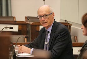 Leonard Lee-White, chair of the Atlantic Lottery Corporation’s pension committee, answered questions from P.E.I. MLAs about an insolvent pension plan for ALC employees that has cost the P.E.I. government $11.8 million in foregone revenue. - Stu Neatby