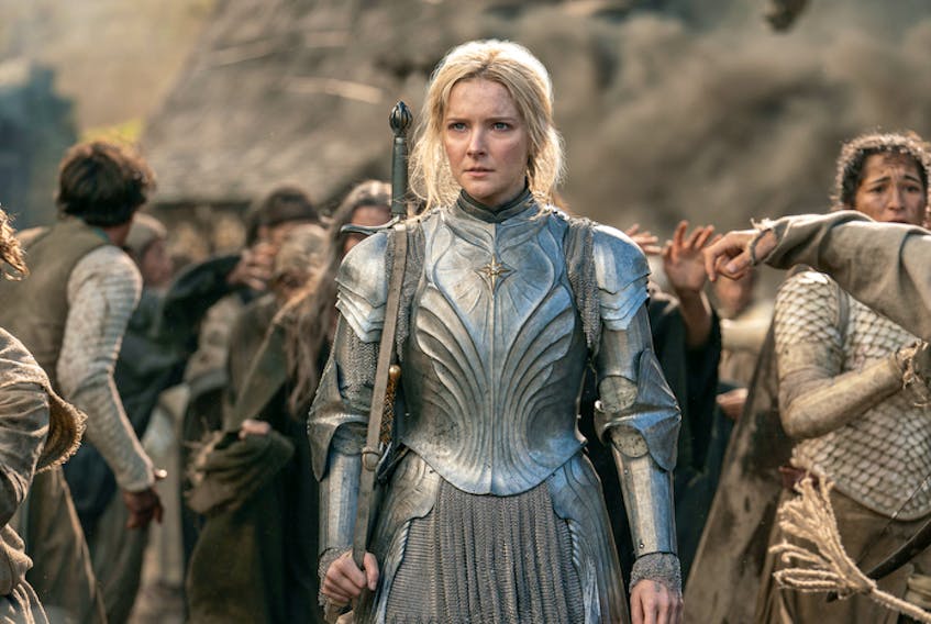 Morfydd Clark plays legendary elf general Galadriel in Prime Video's epic new series The Lord of the Rings: The Rings of Power. 
AMAZON