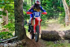 After a three-year delay brought upon by health issues and the COVID-19 pandemic, Marijke Nel will finally kick start her bike Saturday morning for the Corduroy Enduro, a challenging two-day, 300-kilometre trek through the rough terrain of Ontario’s Canadian Shield. - NOVA SCOTIA OFF ROAD RIDERS ASSOCIATION